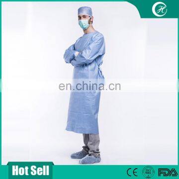 (CE,FDA,ISO13485 Approved) Disposable SMS Surgical Gown, SMS Surgical Gown with Kitted cuff high Quality & Lowest Price!!