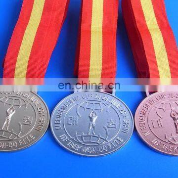 benalmadena cup gold/silver /copper medals neck ribbon