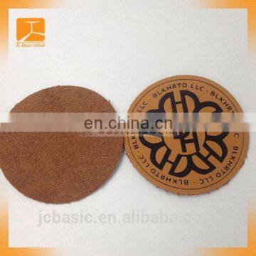 Oeko-tex Wholesale Custom Labels Jeans Jacket Embossed Logo Laser Cut Embossed pu Leather Patch for Garment photo-3