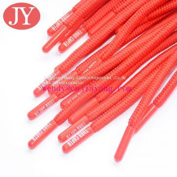 Plastic Aglet Within Custom Logo Round Polyester Cord photo-4