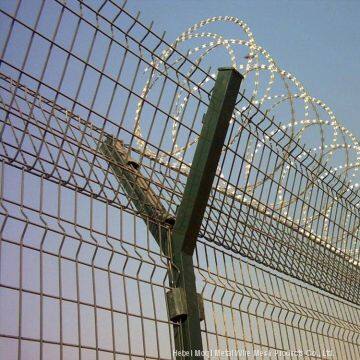 Fencing systems for energy/security nut/airport fence /prison barbed wire fence with razor barbed wire