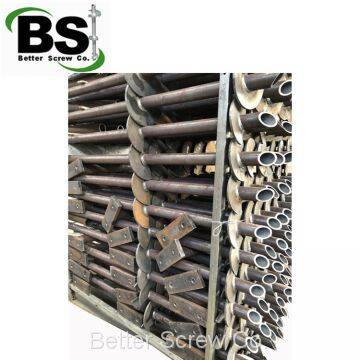 Foundation steel helix piles/screw anchors