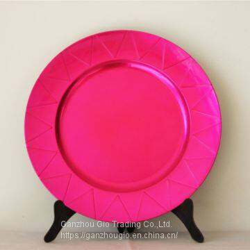 Plastic Charger Plate,christmas Decoration Plate Festival ProductsYF-60054 photo-3
