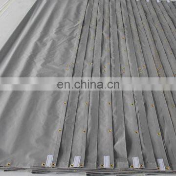 Hot Sale 500D/22X22 550GSM PVC Laminated Soundproof Tarps for Construction photo-6