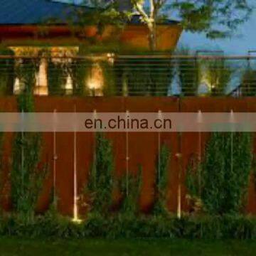 High quality corten steel rust wall cladding/ facade/ panel