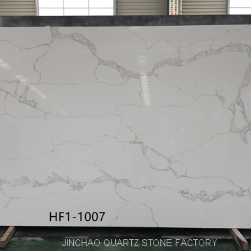 Artificial calacatta quartz stone slabs