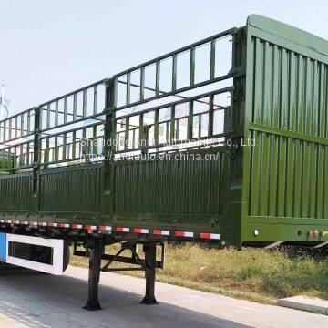 Three-axle Stake Semi Trailer/stake Semi Trailer/storage/stake Truck/stake High Bed Cattle Semi Trailer/ Semi Trailer photo-2