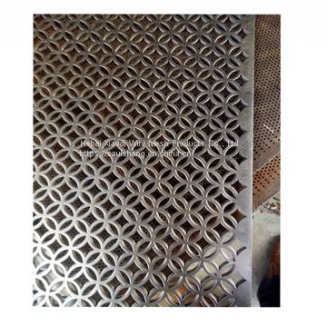 High pressure stainless steel wire mesh perforated metal screen wall