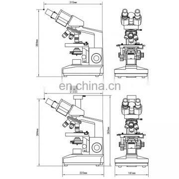Laboratory Optical Binocular Compound Biological Microscope photo-4