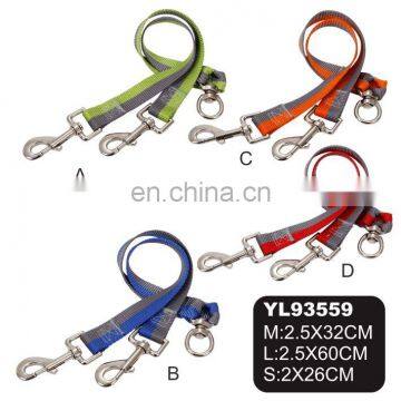 Manufacture Sell High Quality Wholesale 2 Dual Dog Leash Nylon