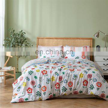 Modern Design Custom French Printed Polyester Microfiber Duvet Cover Bedding Set For Girl