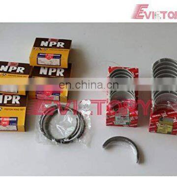4BB1T 4BB1 Piston Ring Set + Gasket Kit + Bearing Kit for Truck NPR