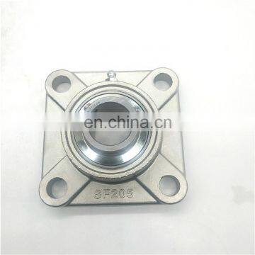 Stainless Steel Flange Pillow Block Bearing SSUCF205 SSUCF204 Square Flange Housing with 25mm Bore