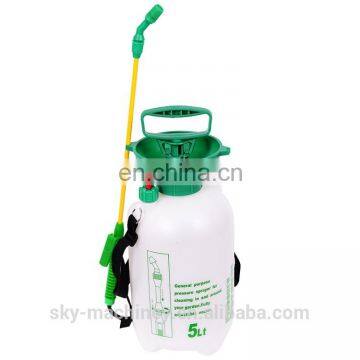 5 liter portable gardening pressure pump sprayer with safety valve