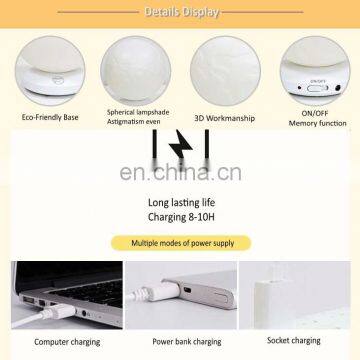 Unique 3D Moon Night Light Promotion Gift Sleeping Light With Touch Remote Control photo-6