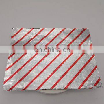 Corrugated Colorful Chocolate Candy Sweet Food Foil Wrapping Paper