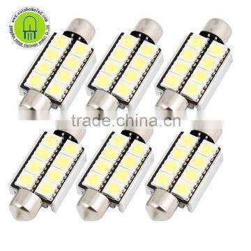 42mm 5050 8SMD 8LED Canbus Festoon C5W License Plate Light Aluminum Shell Interior Reading Lights Parking Bulb photo-4