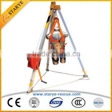 CE Certified Confined Space Rescue Tripod Aluminum Alloy #6061 Handle Winch Rescue Tripod                        
                                                Quality Choice