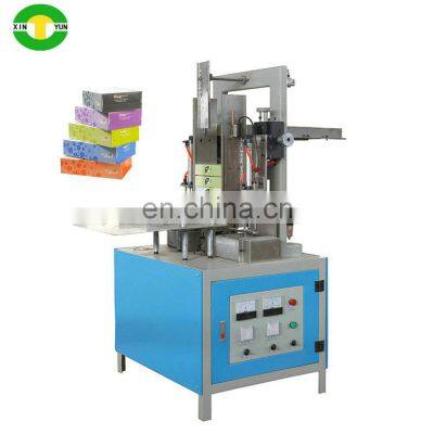 Semi automatic box drawing face tissue packing machine