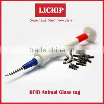 LC-RD23 Low frequency 134.2khz Fish under skin using RFID animal glass Tag/tube (with Syringe)