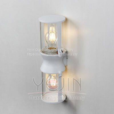 clear frosted glass shades wall light     outdoor viewing light       outside light E27    Outdoor lighting manufacturer