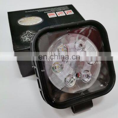 Factory direct sale aluminum alloy 4.5 inch square 60W spotlight bright white LED driving light