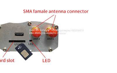 Moden rs232 industrial 4g cellular modem router with RS232 RS485 DTU for M2M IoT sensors