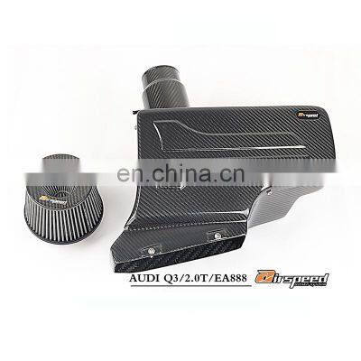 Airspeed Brand Customizable Designed Accessories Carbon Fiber Engine Air Intake Valves Kit For AUDI Q3