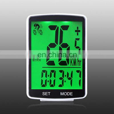 2021 Hot Selling Waterproof Bicycle Code Meter Wireless Code Meter Super Bright Led Luminous Bicycle Code Meter photo-4