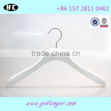 Luxury High Gloss White Wooden Hanger and Pants Hanger photo-2