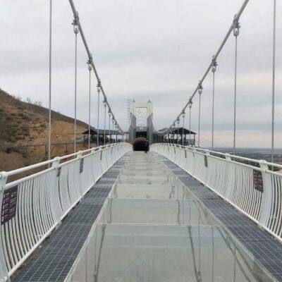 Glass Walkway Bridge Factory Glass Suspension Bridge Glass Bridge Design And Construction