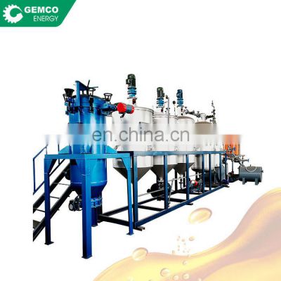 1~10 tpd small edible vegetable oil refining deodorizing machinery for sale