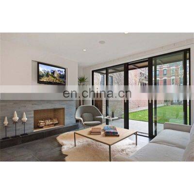 Thermal Break Exterior Aluminum Double Glazed Sliding Door