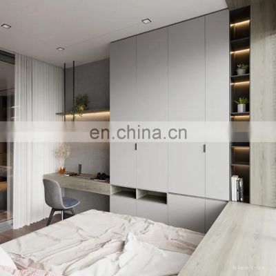 Modern Store Closet Cabinet Wardrobe Melamine Customized Wardrobes Lacquer Door Walk In Closet