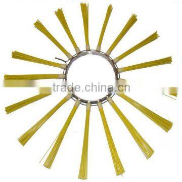 Airport snow cleaning brush for runway sweeping