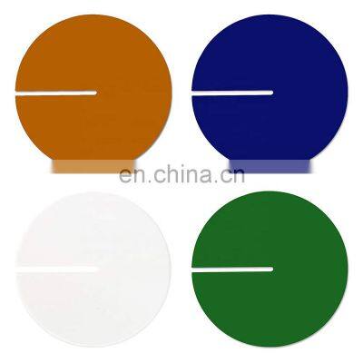 Acrylic Coasters Custom for Drinks, Blue, Orange, Green, Clear Color for Choice