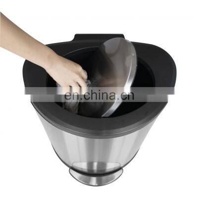 Уникальная мусорка с крышкой-шарниром с мягким закрытием объемом 45 л. Оптовая продажа мусорных ведер. photo-3