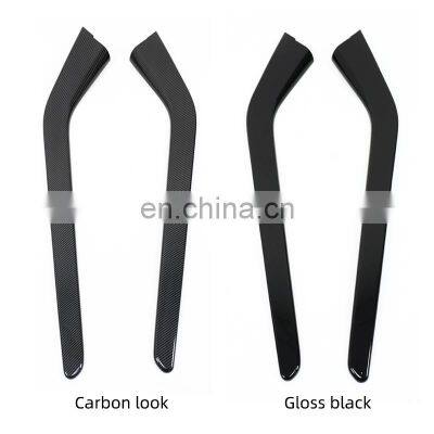 20% Off Carbon Car Interior For Tesla Center Console Side Trim Strips Carbon Fiber Interior Trims Model 3 Accessories Protective