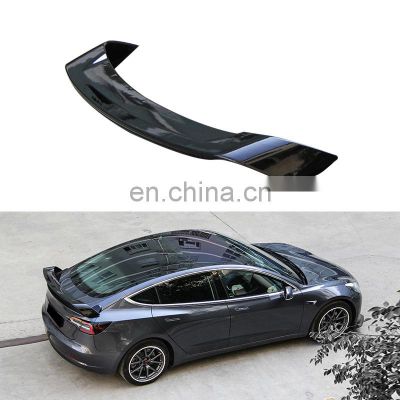 Auto Parts New Design Tail Rear Spoiler Led Light For Tesla Model 3 2017-2019 Body Kit