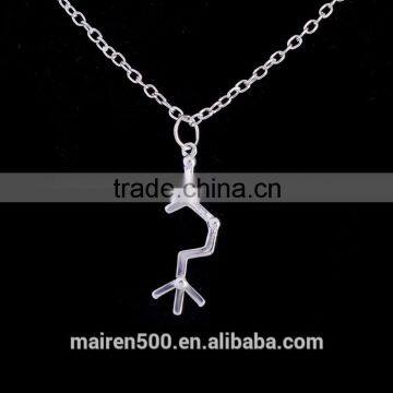Hot Newest Molecular Necklace Chemical Structure Formula Necklace photo-2
