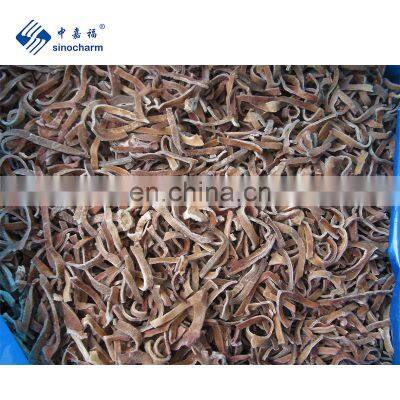 Sinocharm BRC-A approved Grown in Open Air Black Fungus IQF Black Fungus Strips Frozen Black Fungus