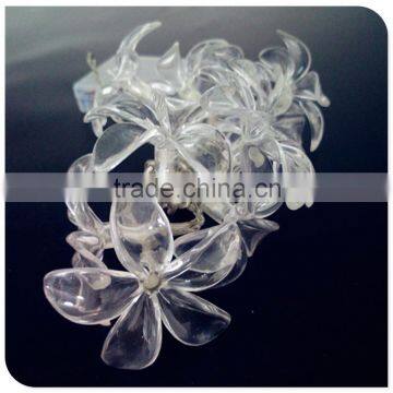 White Battery Operated Fairy Led Lights With Fancy Design Flowers photo-4