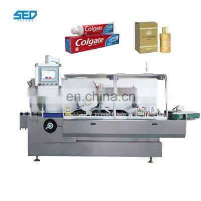 Automatic Soap Glass Bottle Carton Packaging Cartoning Machine