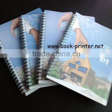 Spiral Paper Notebook/Cheap Spiral Notebook/PP Cover Spiral Notebook