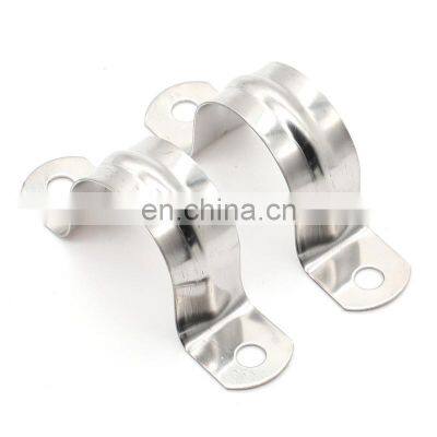 M5-M110 U-shaped Clip Pipe Clamp 304 Stainless Steel Pipe Saddle Clamps for Tubes