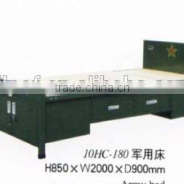 (DL-B1) Folding Durable Metal Army Beds for Sale photo-4