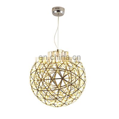 Modern Spark Chandeliers LED Fireworks Hanging Light Decor Ball Pendant Lights For Shop Mall