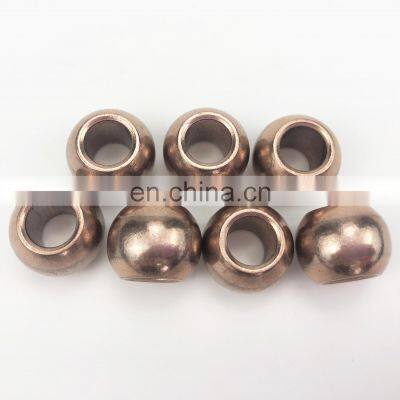 Powder metallurgy copper ball iron base bearing sintered spherical self-lubricating bushing