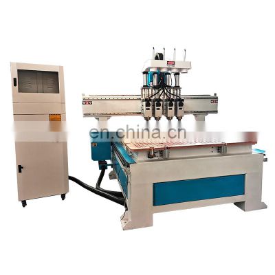 Plate Furniture Cabinet Production Line Maker Door Making Equipment Manufacturers Cnc Router Wood Carving Machine