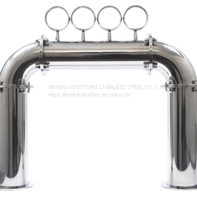 Chrome Plated Brass Beer Font 1 Tap, 2 Taps, 3 Taps, 4 Taps, 6 Taps, 6taps, Snake Tower, Beer Column, U Shape Tower, T Shape Tower, Vase Tower Etc. photo-5